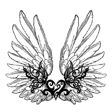 Winged Heart Tattoo
