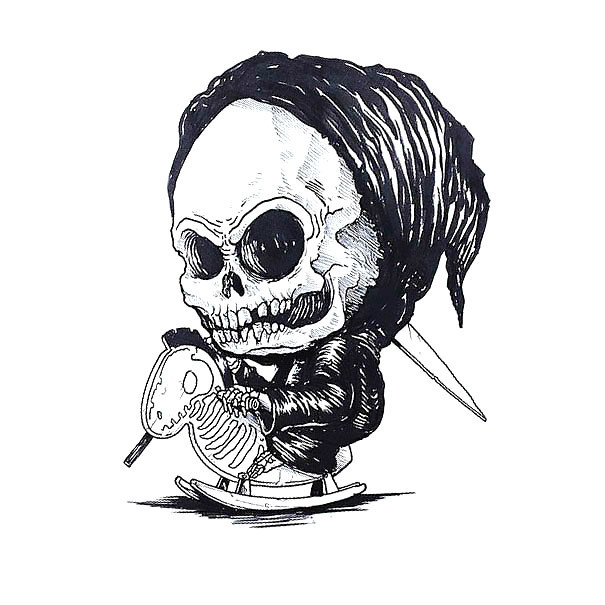 Baby Grim Reaper Tattoo Design