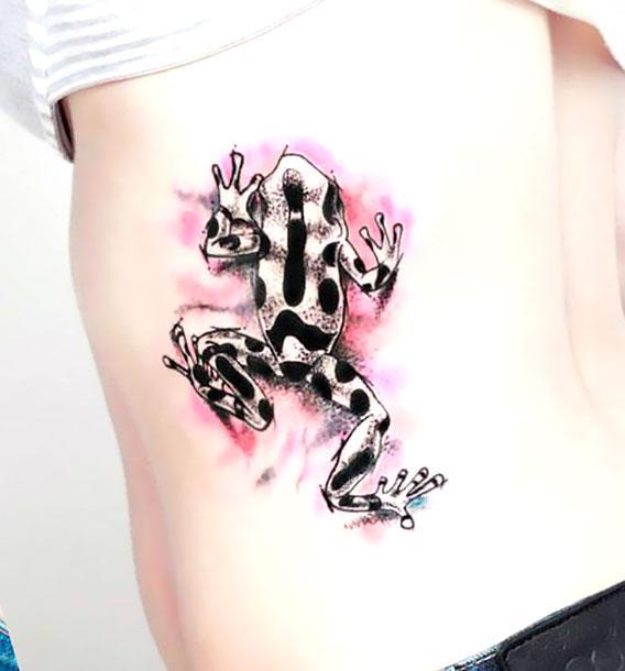 Beautiful Frog Tattoo Idea
