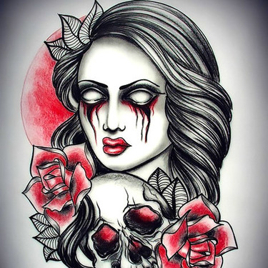 41 Scary Tattoo Designs for Brave Men and Women