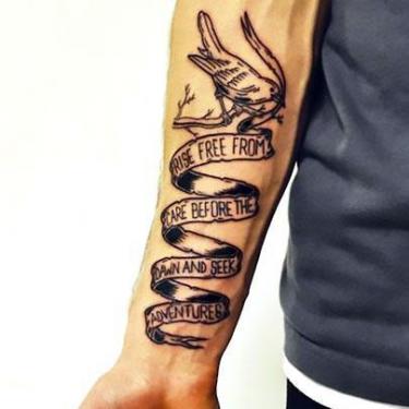 1 Ribbon Tattoo Ideas
