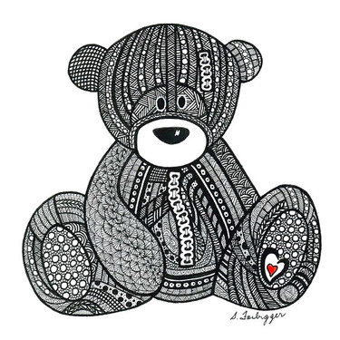Teddybär-Tätowierung