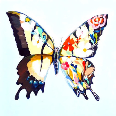 Flower Butterfly Tattoo