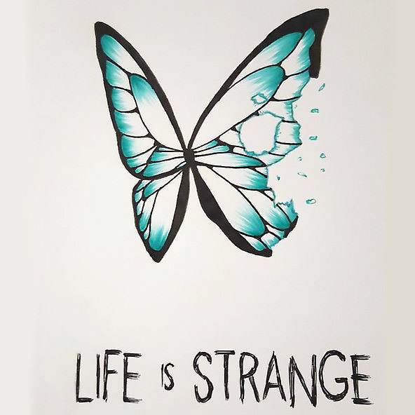 Small Butterfly Life Is Strange Tattoo Design